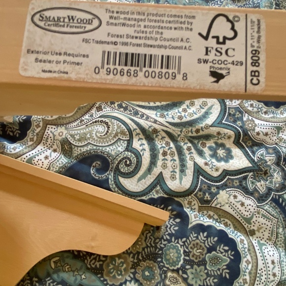 Wood corbels-decorativeshelf mounting brackets-set of 4. NWOT. - Picture 4 of 8